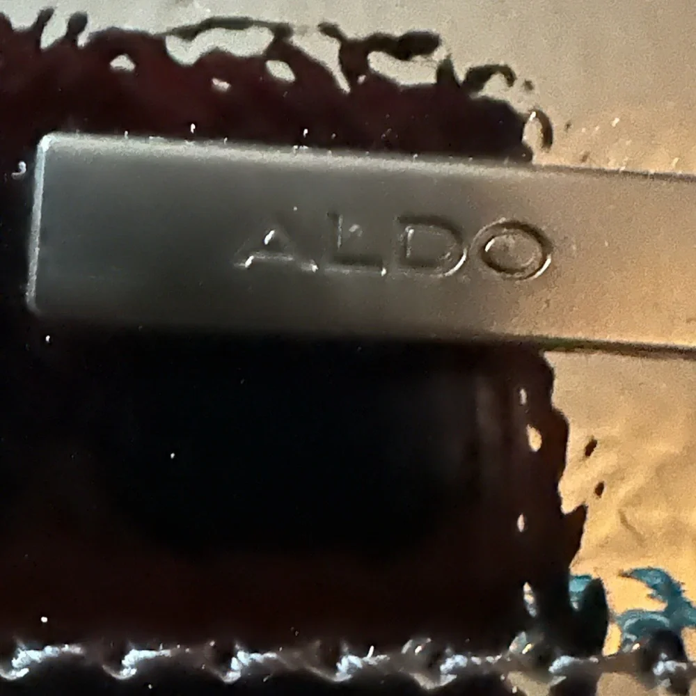 Aldo Black Chevron Crossbody Bag